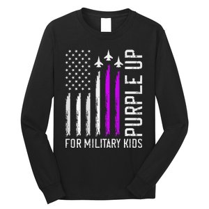 Purple Up For Military Military Child Month Long Sleeve Shirt