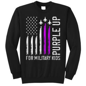 Purple Up For Military Military Child Month Sweatshirt