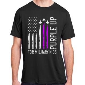 Purple Up For Military Military Child Month Adult ChromaSoft Performance T-Shirt