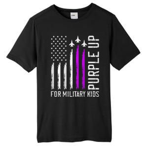 Purple Up For Military Military Child Month Tall Fusion ChromaSoft Performance T-Shirt