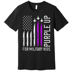 Purple Up For Military Military Child Month Premium T-Shirt