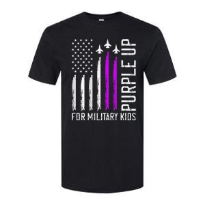 Purple Up For Military Military Child Month Softstyle CVC T-Shirt