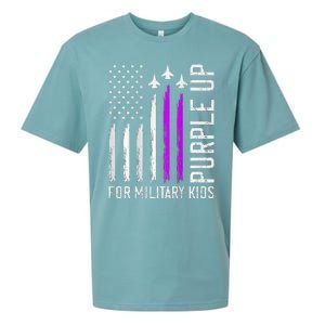 Purple Up For Military Military Child Month Sueded Cloud Jersey T-Shirt