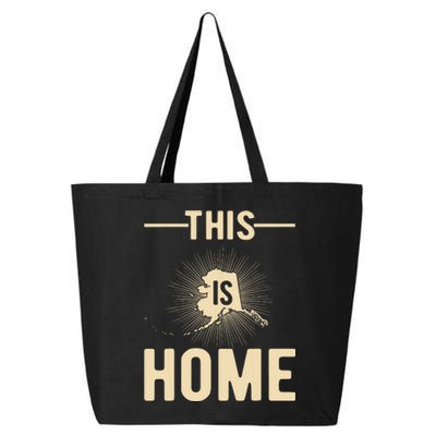 Proud Usa Fan State This Is Home Map Alaska 25L Jumbo Tote