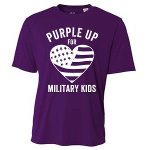 Purple Up For Military Military Child Month Cooling Performance Crew T-Shirt