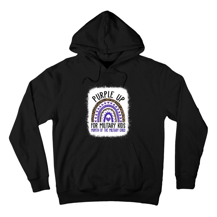 Purple Up For Military Cool Month Of The Military Child Hoodie