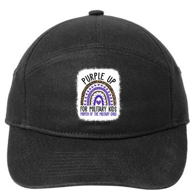 Purple Up For Military Cool Month Of The Military Child 7-Panel Snapback Hat