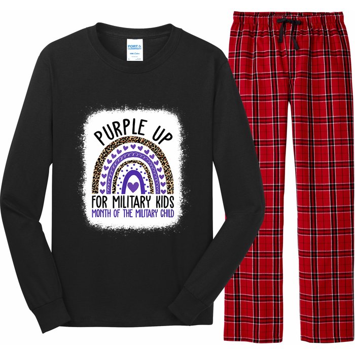 Purple Up For Military Cool Month Of The Military Child Long Sleeve Pajama Set