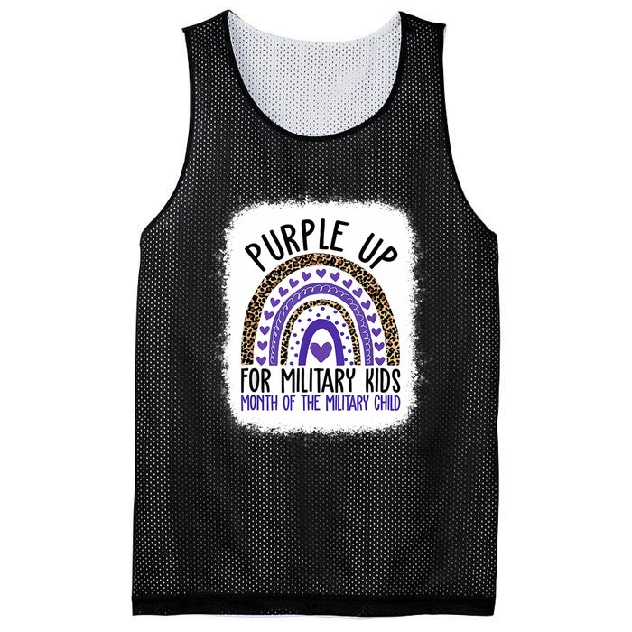 Purple Up For Military Cool Month Of The Military Child Mesh Reversible Basketball Jersey Tank