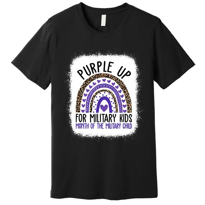 Purple Up For Military Cool Month Of The Military Child Premium T-Shirt