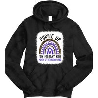 Purple Up For Military Cool Month Of The Military Child Tie Dye Hoodie