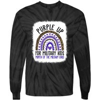 Purple Up For Military Cool Month Of The Military Child Tie-Dye Long Sleeve Shirt