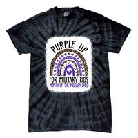 Purple Up For Military Cool Month Of The Military Child Tie-Dye T-Shirt