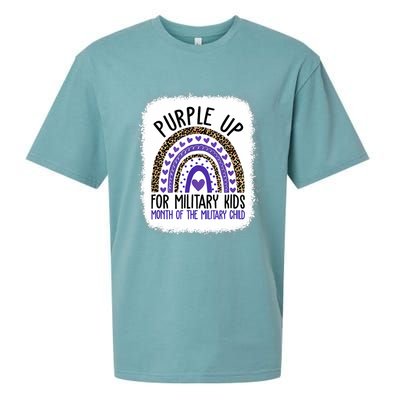 Purple Up For Military Cool Month Of The Military Child Sueded Cloud Jersey T-Shirt