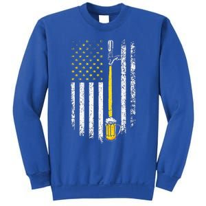 Patriotic US Flag American Brewery Craft Beer Funny Sweatshirt