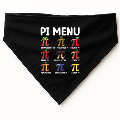 Pi U Funny Pi Day Outfit Meaningful Gift USA-Made Doggie Bandana