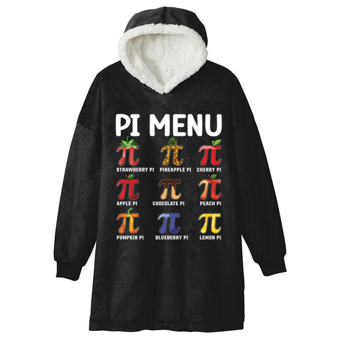 Pi U Funny Pi Day Outfit Meaningful Gift Hooded Wearable Blanket