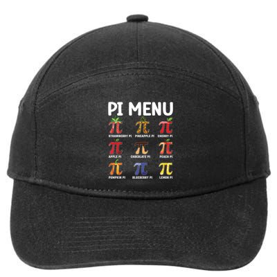 Pi U Funny Pi Day Outfit Meaningful Gift 7-Panel Snapback Hat
