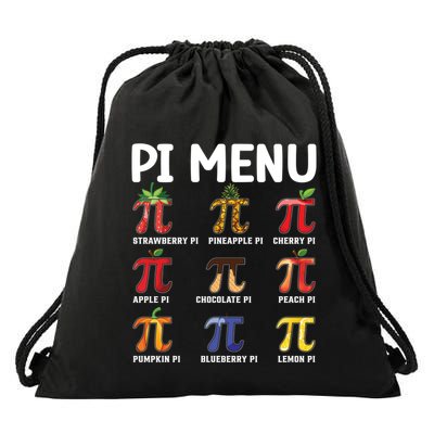 Pi U Funny Pi Day Outfit Meaningful Gift Drawstring Bag