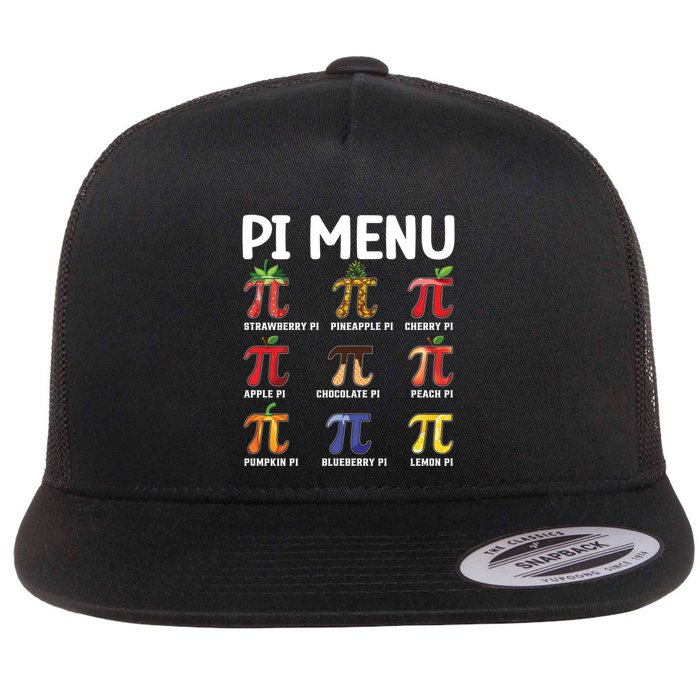 Pi U Funny Pi Day Outfit Meaningful Gift Flat Bill Trucker Hat