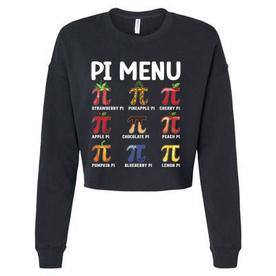 Pi U Funny Pi Day Outfit Meaningful Gift Cropped Pullover Crew