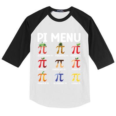 Pi U Funny Pi Day Outfit Meaningful Gift Kids Colorblock Raglan Jersey
