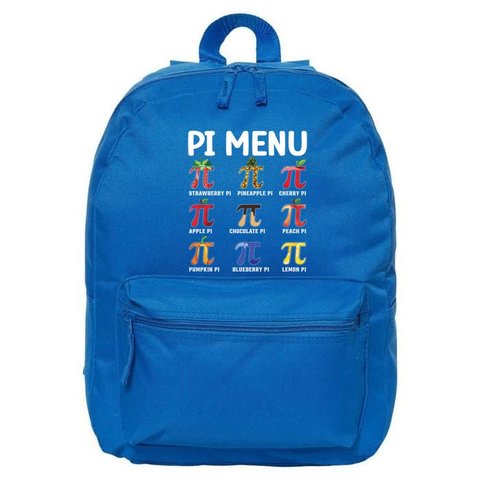 Pi U Funny Pi Day Outfit Meaningful Gift 16 in Basic Backpack