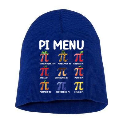 Pi U Funny Pi Day Outfit Meaningful Gift Short Acrylic Beanie