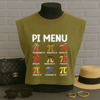 Pi U Funny Pi Day Outfit Meaningful Gift Garment-Dyed Women's Muscle Tee