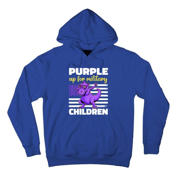 Purple Up For Military Month Of The Military Children Tall Hoodie