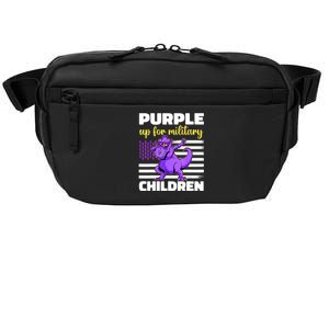 Purple Up For Military Month Of The Military Children Crossbody Pack