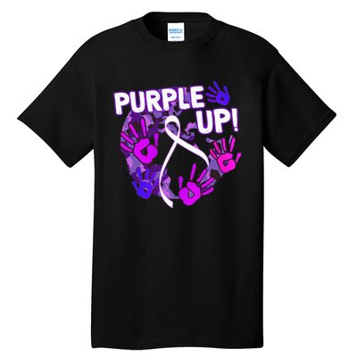 Purple Up For Military Month Of The Military Child Tall T-Shirt