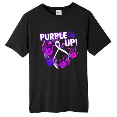 Purple Up For Military Month Of The Military Child Tall Fusion ChromaSoft Performance T-Shirt