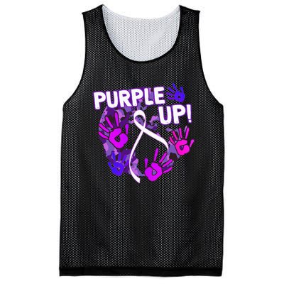 Purple Up For Military Month Of The Military Child Mesh Reversible Basketball Jersey Tank