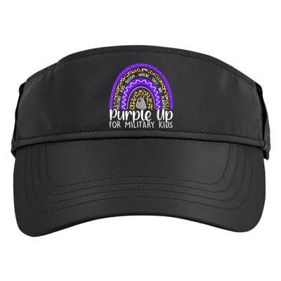 Purple Up For Military Kid Cool Month Of The Military Child Adult Drive Performance Visor