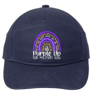 Purple Up For Military Kid Cool Month Of The Military Child 7-Panel Snapback Hat