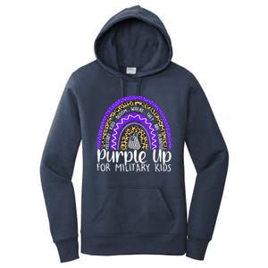 Purple Up For Military Kid Cool Month Of The Military Child Women's Pullover Hoodie