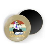 Papacorn Unicorn Father And Baby Fathers Day Papa Gift Magnet