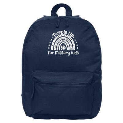 Purple Up For Military Military Child Month 16 in Basic Backpack