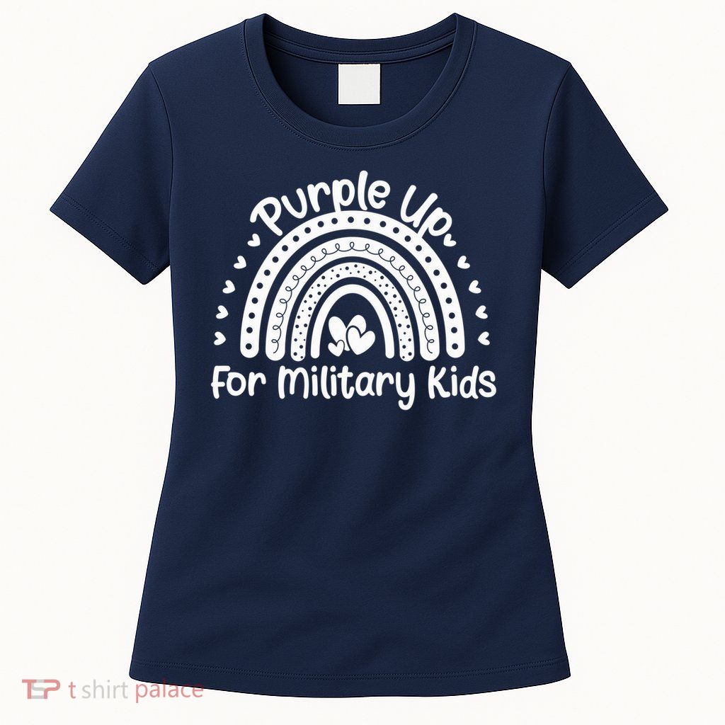 Purple Up For Military Military Child Month Women's T-Shirt