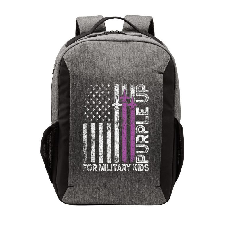 Purple Up For Military Military Child Month Vector Backpack