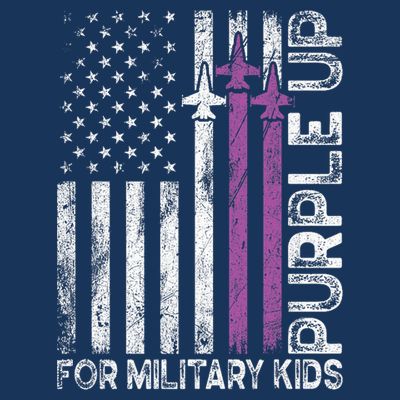 Purple Up For Military Military Child Month T-Shirt