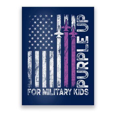 Purple Up For Military Military Child Month Poster