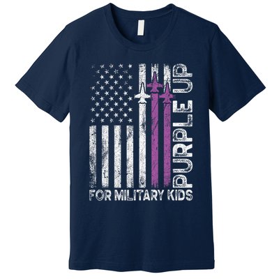 Purple Up For Military Military Child Month Premium T-Shirt