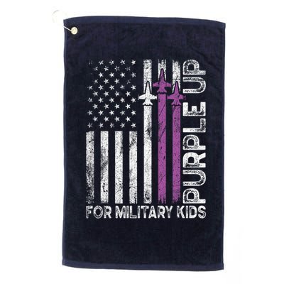 Purple Up For Military Military Child Month Golf Towel