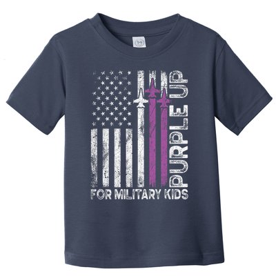 Purple Up For Military Military Child Month Toddler T-Shirt