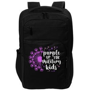 Purple Up For Military Children Army Soldier Impact Tech Backpack