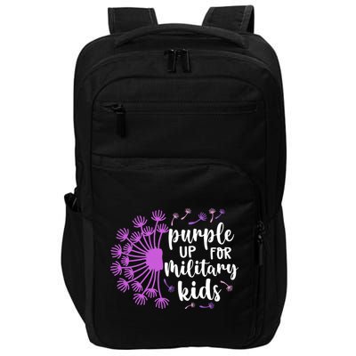Purple Up For Military Children Army Soldier Impact Tech Backpack
