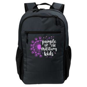 Purple Up For Military Children Army Soldier Daily Commute Backpack