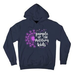 Purple Up For Military Children Army Soldier Tall Hoodie